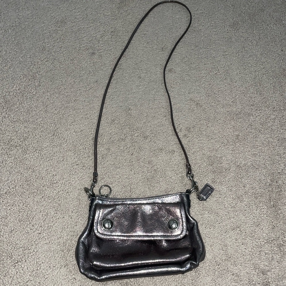 Coach metalic purse